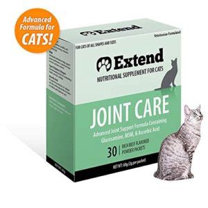 Extend - Joint Care for Cats - One Month Supply- Glucosamine for Cats Review