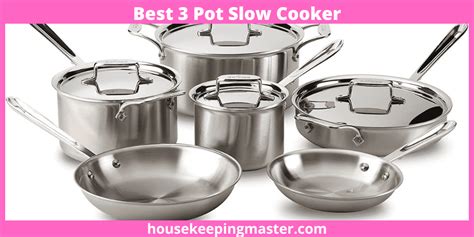 Best 3 Pot Slow Cooker 2022 - housekeepingmaster