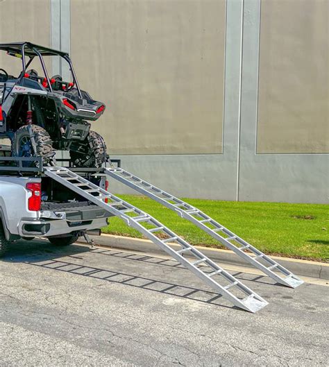 12' Aluminum FOLDING UTV and ATV ramps – Tow Smart Trailers