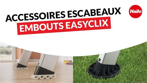 Découvrez les embouts emboitables pour escabeaux Hailo EasyClix YouTube