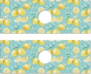 Amazon Whaline Pcs Faucet Mat Lemon Faucet Draining Mat