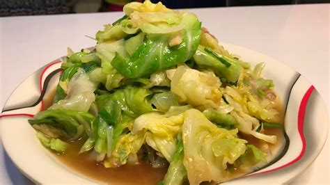 Yummy Cooking Cabbage With Oyster Sauce Recipe Dary Cooking Youtube