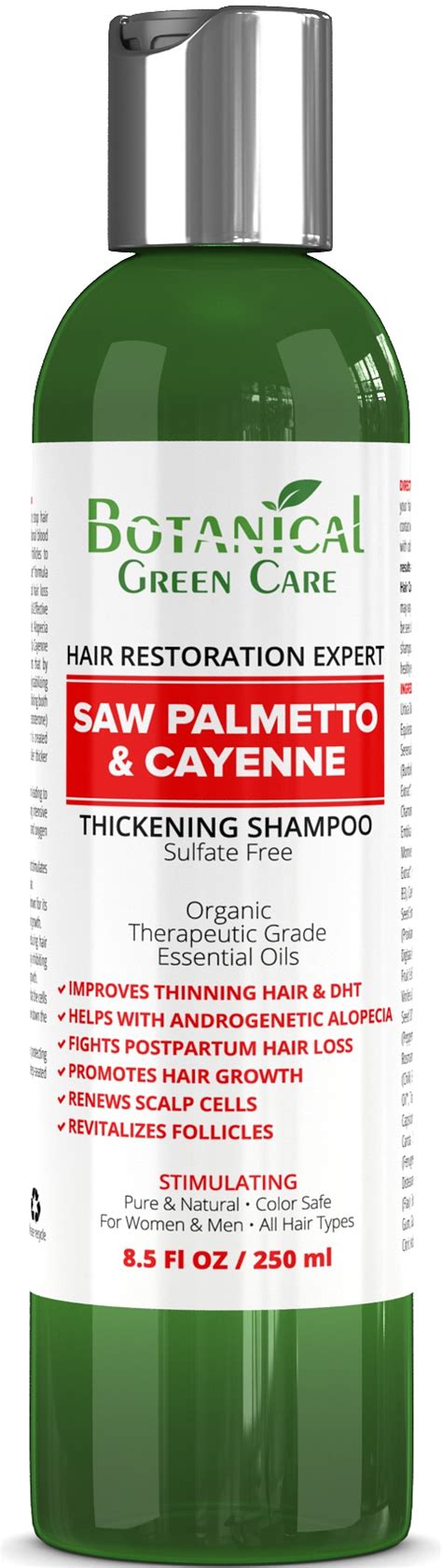 Botanical Green Care Saw Palmetto Cayenne Anti Hair Loss Sulfate