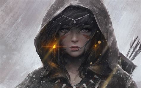 Original Anime Characters Girls P Arrow Archer And Guweiz