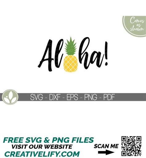 Aloha Svg - Pineapple Svg - Hawaiian Svg - Aloha Pineapple S - Inspire Uplift