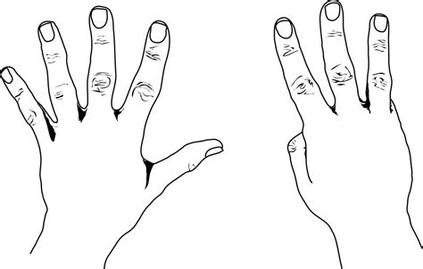 Free Finger Clipart Black And White, Download Free Finger Clipart Black And White png images ...