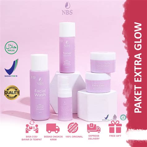 Jual Beauty Loca New NBS Skincare Paket Extra Glow Plus Serum Glowing