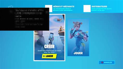 live fortnite game abo duo section solo mode créatif partie fille