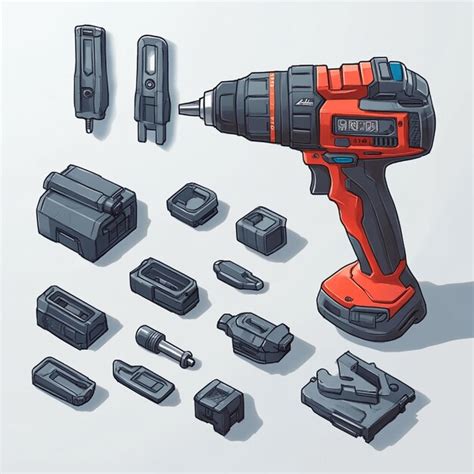 cordless drill  multiple attachments   tasks premium ai