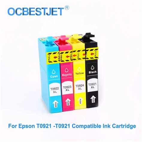 T0921 T0924 Compatible Ink Cartridge With Chip For Epson Stylus C91