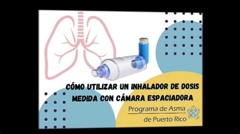 Como Utilizar Un Inhalador De Dosis Medida Para El Asma Con La Cámara