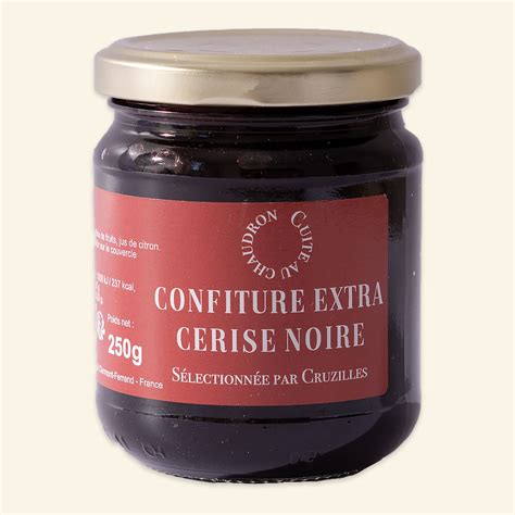 Confiture Extra De Cerises Noires Cruzilles