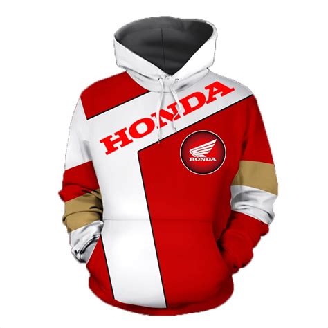 Honda Motorcycles Logo Pullover Hoodie