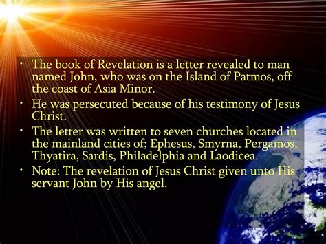 Revelation Chapter 1 3 | PPT