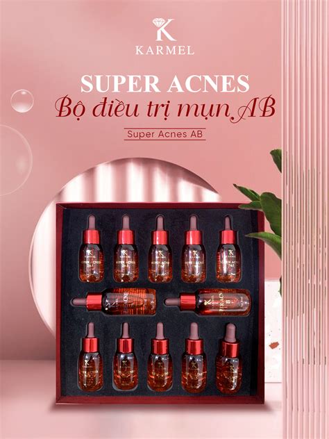 Lọ B Serum Đặc Trị Mụn Viêm Karmel Super Acnes B 30ml Karmel