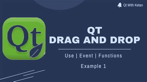 Qt Drag And Drop Qlistwidget And Qgraphicsview Qt C Qt Creator