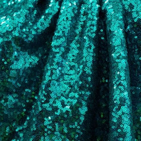 Teal Green Mini Glitz Sequin Fabric Teal Green Turquoise Aesthetic Teal