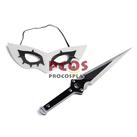 Persona 5 Yoki Joker Blinder Mask And Dagger Knife Prop Accessories