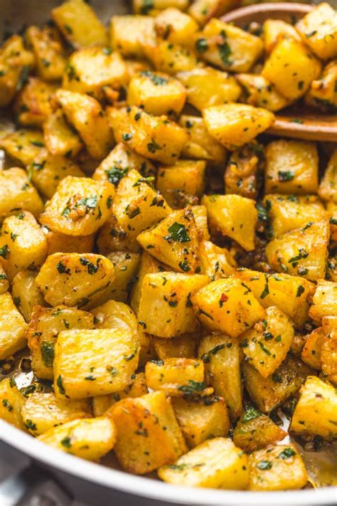 Batata Harra Spicy Lebanese Potatoes Little Sunny Kitchen