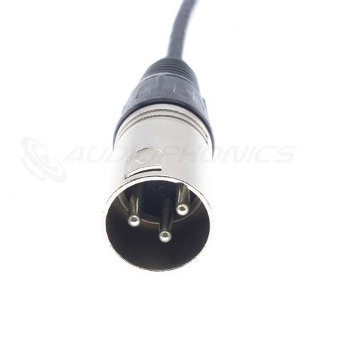 E1DA Câble Adaptateur XLR Mâle 3 Pins vers Jack 3 5mm Mâle Plaqué Or