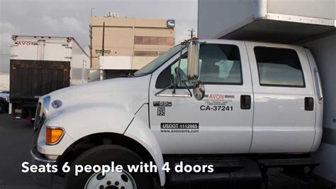 24 Crew Cab Box Truck Inside And Outside Walk Around Youtube