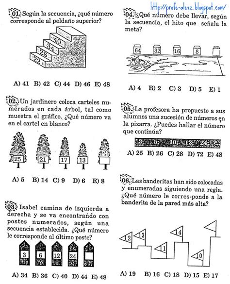 Sucesiones Alfanumericas Problemas Resueltos Razonamiento