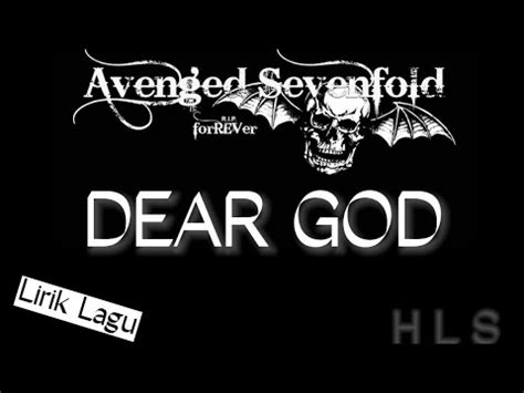 Dear God Avenged Sevenfold Lirik YouTube