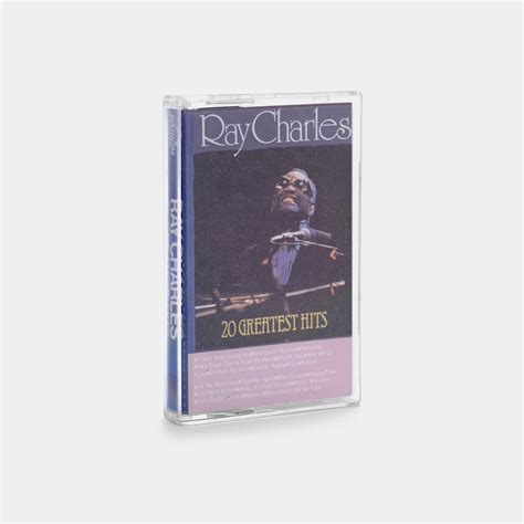 Ray Charles 20 Greatest Hits Cassette Tape