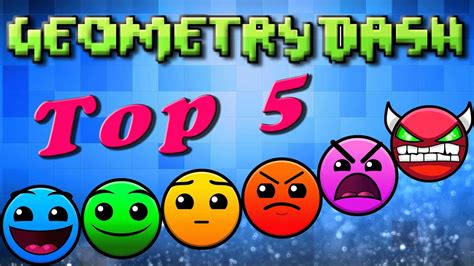 Топ 5 прикольных уровней в Geometry Dash моё мнение YouTube