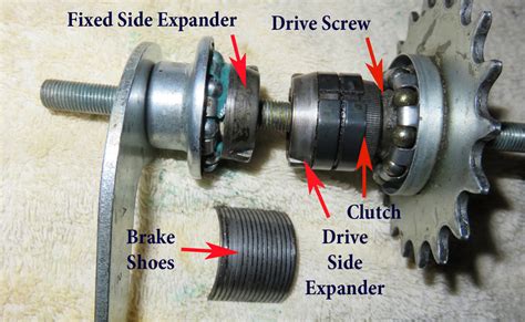 Internal Parts Of Bendix 70 Coaster Brake Hub