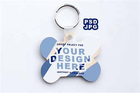 Dog Bone Keychain Mockup Product Photo For Mdf Dog Etsy