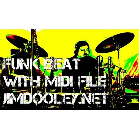 Funk Drum Beat With Midi File Bpm