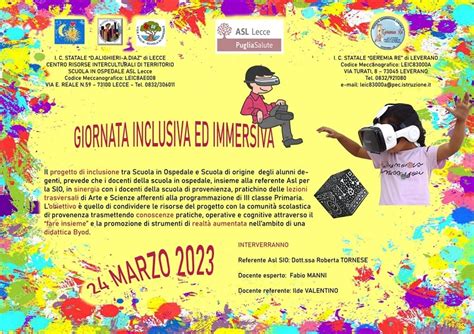 Giornata Inclusiva Ed Immersiva Istituto Comprensivo Geremia Re