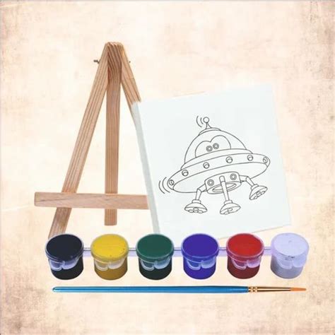 WallArteMall White Canvas Painting Kit, Quantity Per Pack: 1 at Rs 150 ...