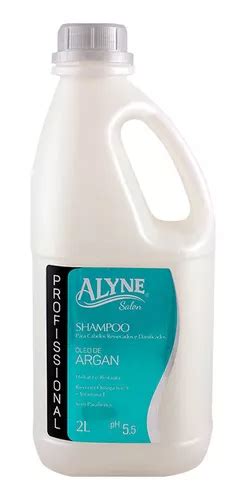 Shampoo Alyne Salon Profissional Óleo De Argan 2l MercadoLivre