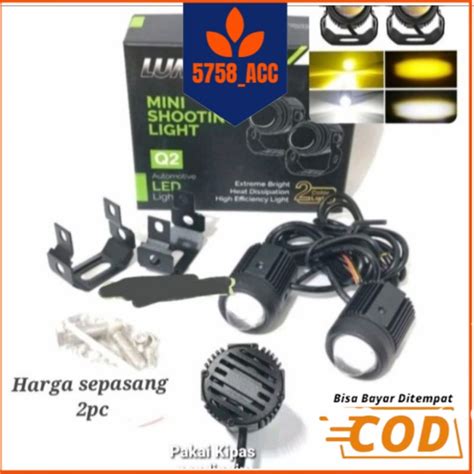 Jual Lampu Tembak Led D Laser Q Luminos Vinyx Mini Driving Moto