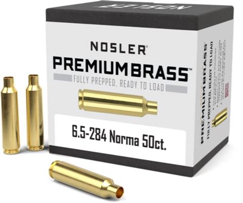 Nosler 6 5x284 Norma Premium Brassa 50ct 10190 Rifleman Firearms