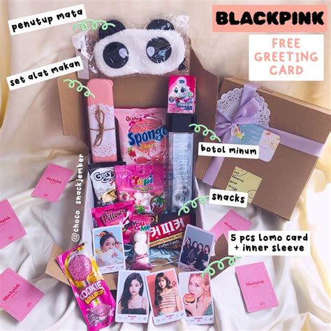 Jual Gift Box Kpop Blackpink Exo Bts Nct Dream Nct Hampers