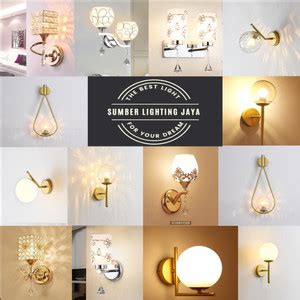 Promo Lampu Hias Dinding Mewah Dan Elegan Lampu Dinding Indoor