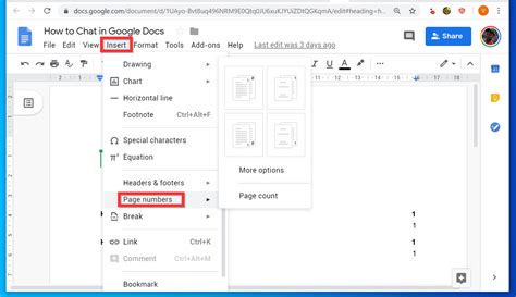 How To Add Page Numbers In Google Docs From A Pc Android Or Iphone