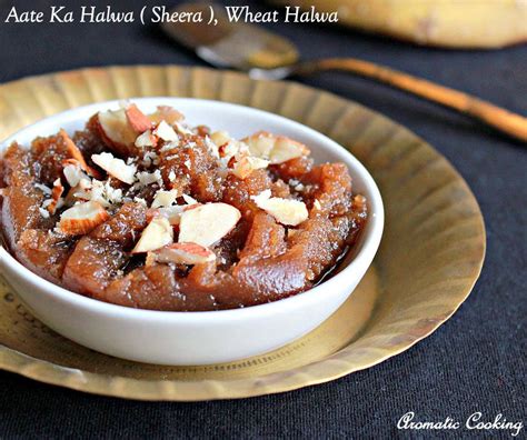 Aate Ka Halwa Sheera Wheat Flour Halwa Food Indian Food Recipes