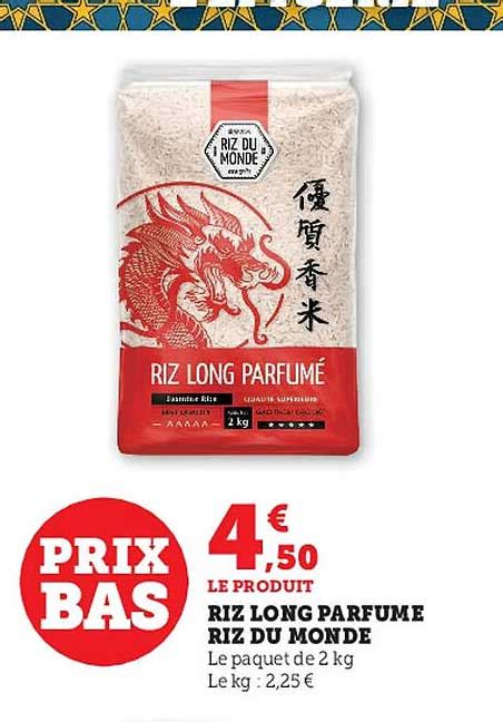 Promo Riz Long Parfumé Riz Du Monde Chez Hyper U Icataloguefr