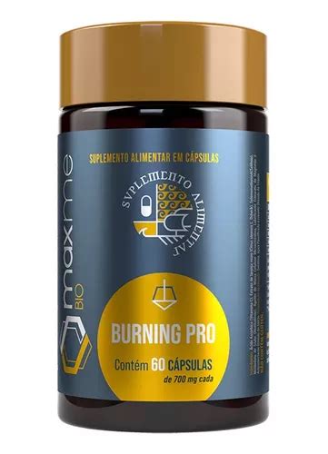 Suplemento Queima De Gordura Potente Burning Pro Cap