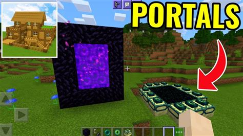 How To Make END And NETHER PORTAL In Block Crazy Robo World YouTube