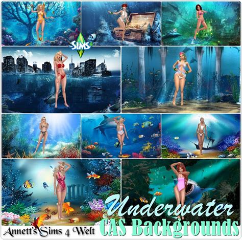 Annett S Sims 4 Welt CAS Backgrounds Underwater