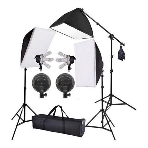 Kit Ilumina O Estudio Profissional Softbox Trip Girafa Submarino