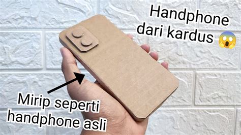 Membuat Handphone Mainan Dari Kardus Keren Banget Devara Tv Youtube