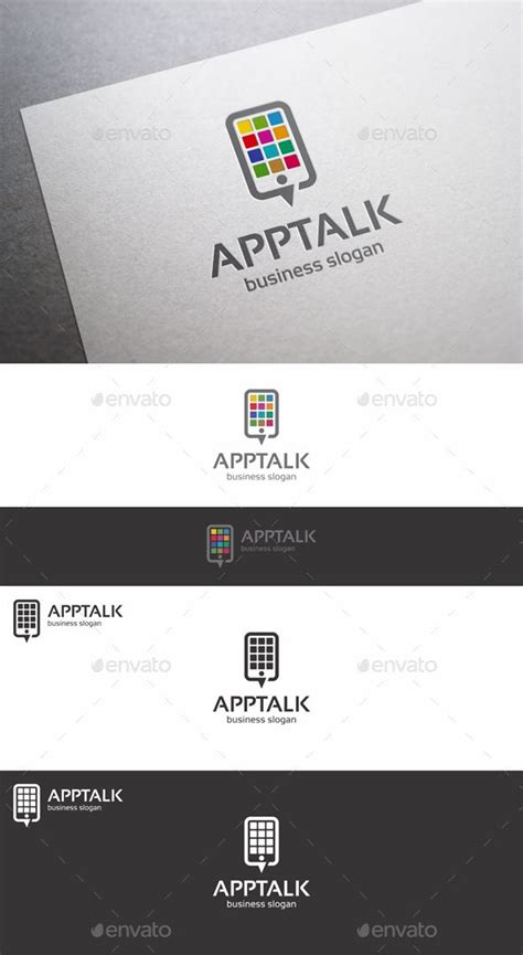 App Talk Logo | Logo design template, Business slogans, Advertising logo