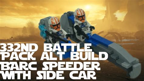 Lego 332nd BARC Speeder With Sidecar 75359 332nd Clone Trooper Battle