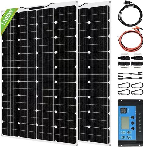 Kit De Panel Solar De 1200 W Con Controlador De Carga De 40 A 2